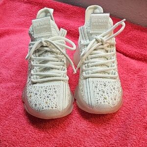 Steve Madden Cream Athletic Shoes